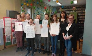 HYMN POLSKI W SZKOLNYM KONKURSIE PIĘKNEGO PISANIA
„O DYREKTORSKIE PIÓRO”