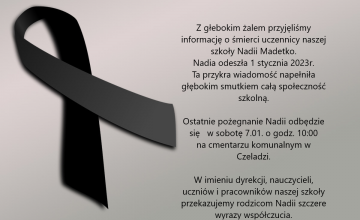 BĘDZIEMY ZAWSZE PAMIĘTAĆ O NADII