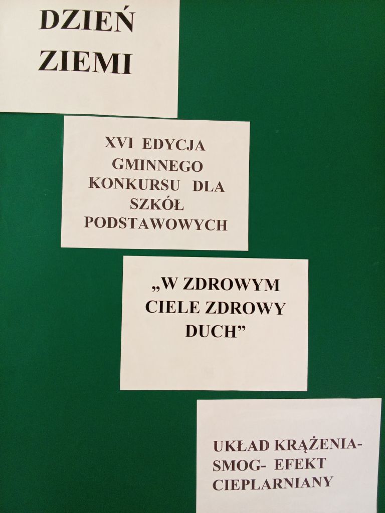 XVI Edycja Gminnego Konkursu "W zdrowym ciele zdrowy duch"