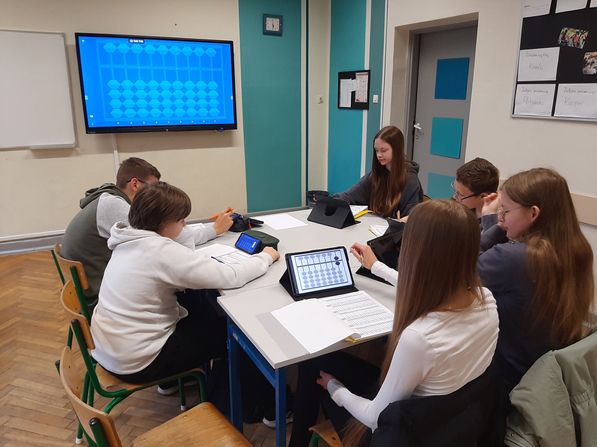 Zajęcia z matematyki mentalnej w ramach projektu