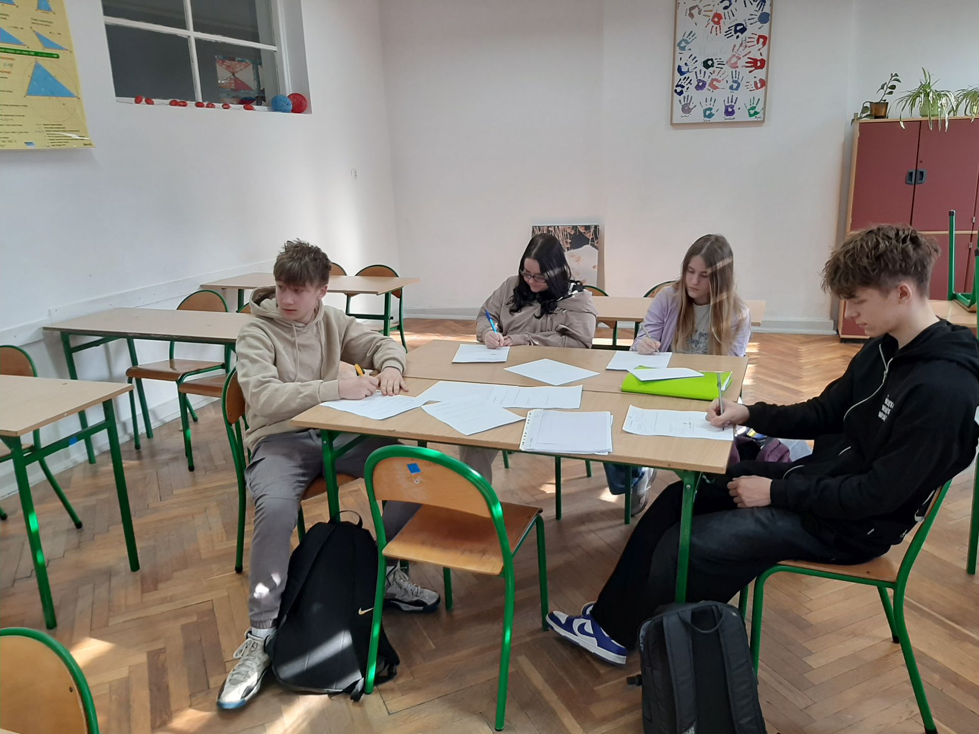 Zajęcia zdw z matematyki w klasie 8 w ramach projektu „Kształtujemy umiejętności - pokonujemy bariery”