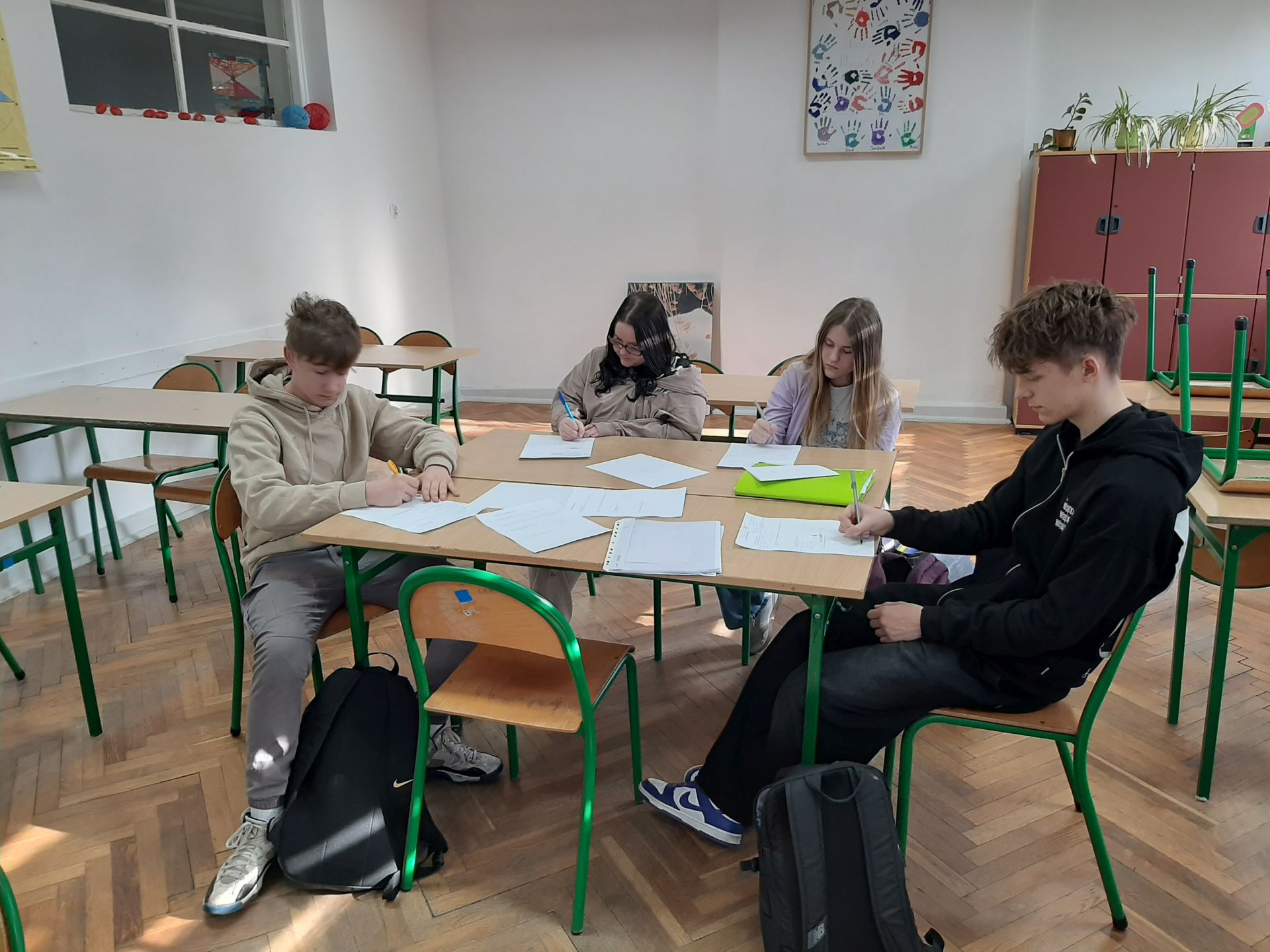 Zajęcia zdw z matematyki w klasie 8 w ramach projektu „Kształtujemy umiejętności - pokonujemy bariery”