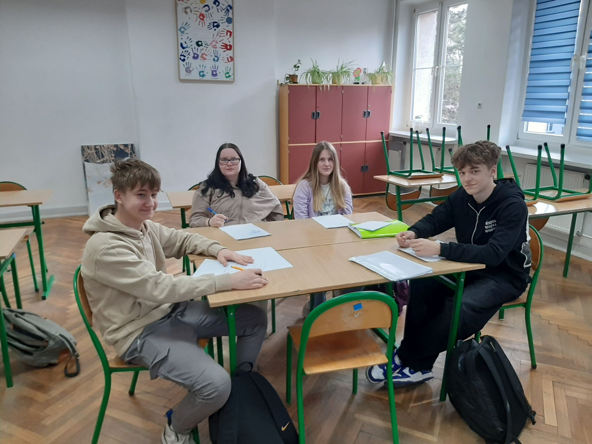 Zajęcia zdw z matematyki w klasie 8 w ramach projektu „Kształtujemy umiejętności - pokonujemy bariery”