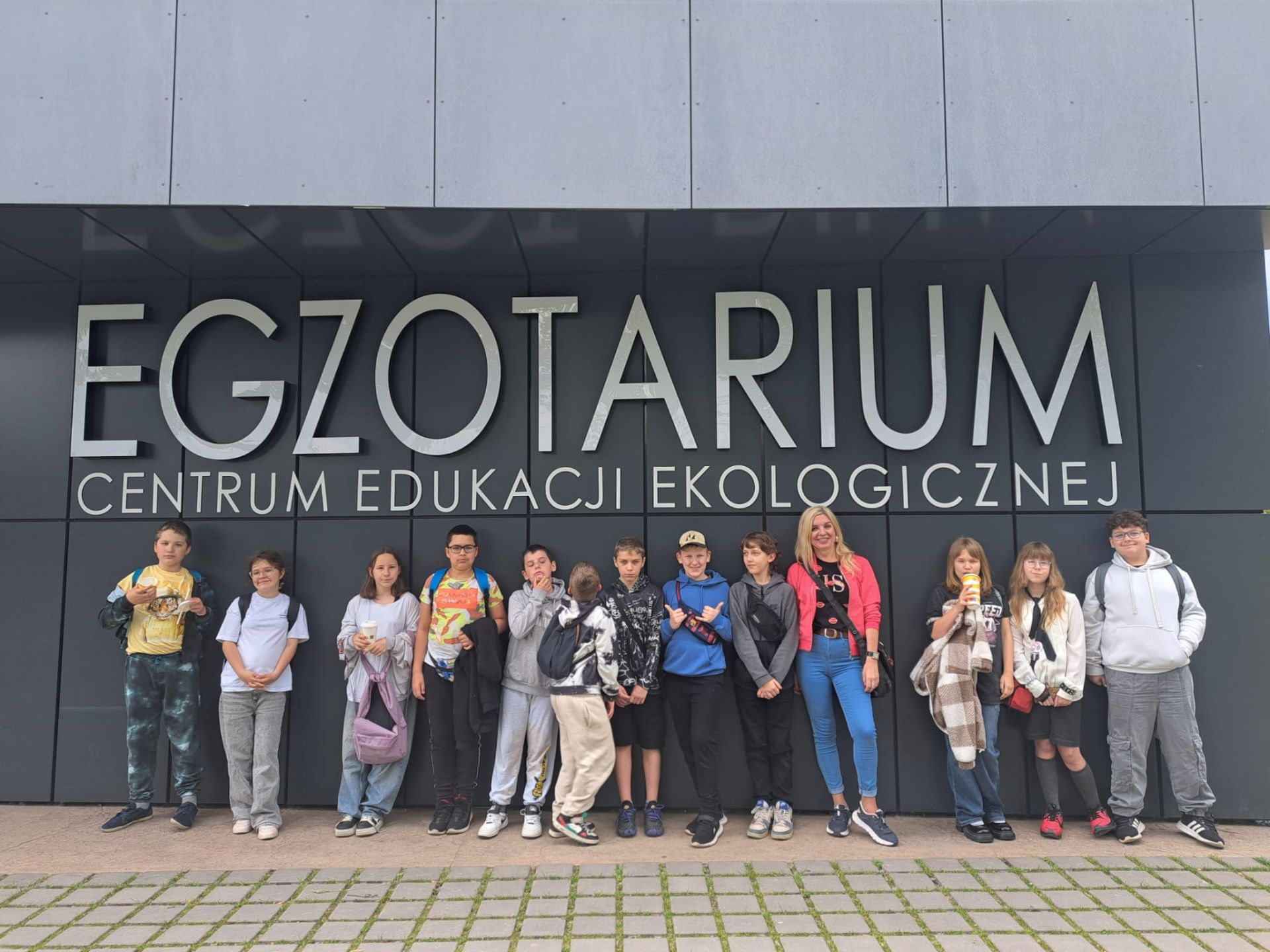 Egzotarium w Sosnowcu. Wycieczka uczniów z klasy 5b