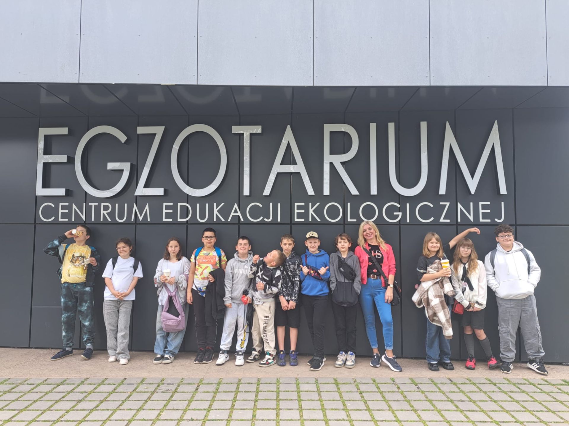 Egzotarium w Sosnowcu. Wycieczka uczniów z klasy 5b