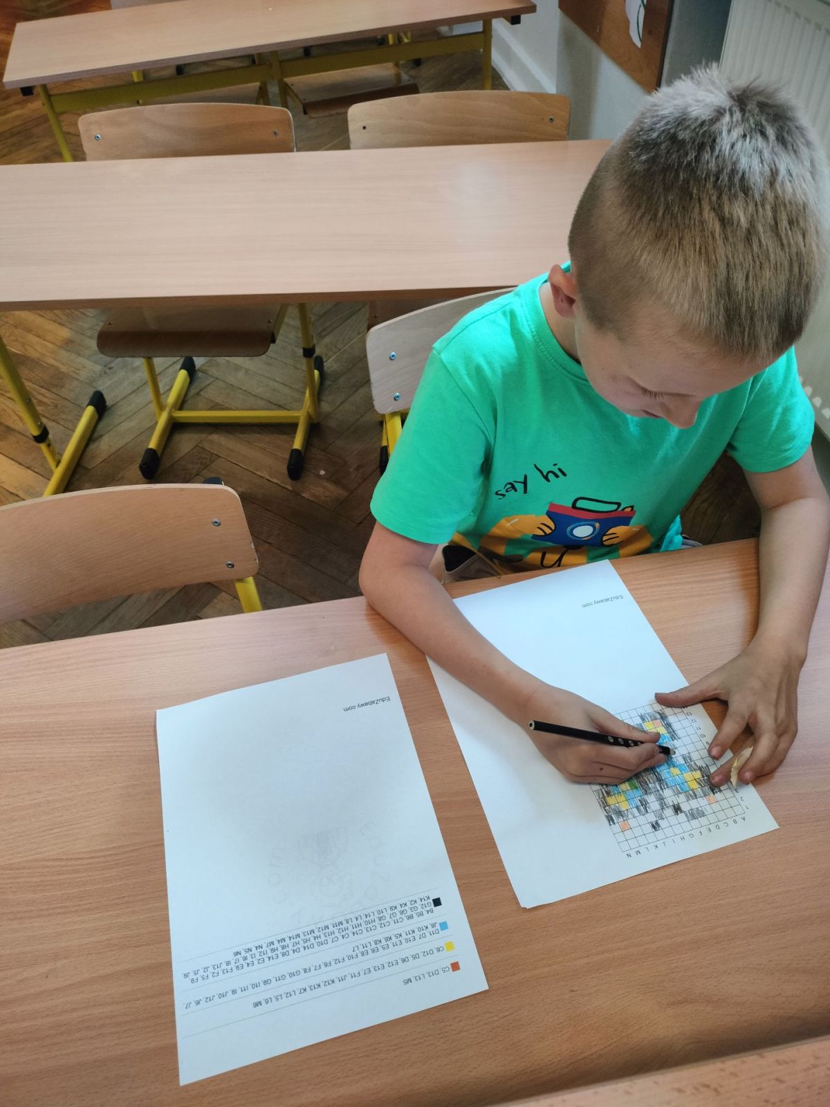 Zdw z matematyki w kasach drugich