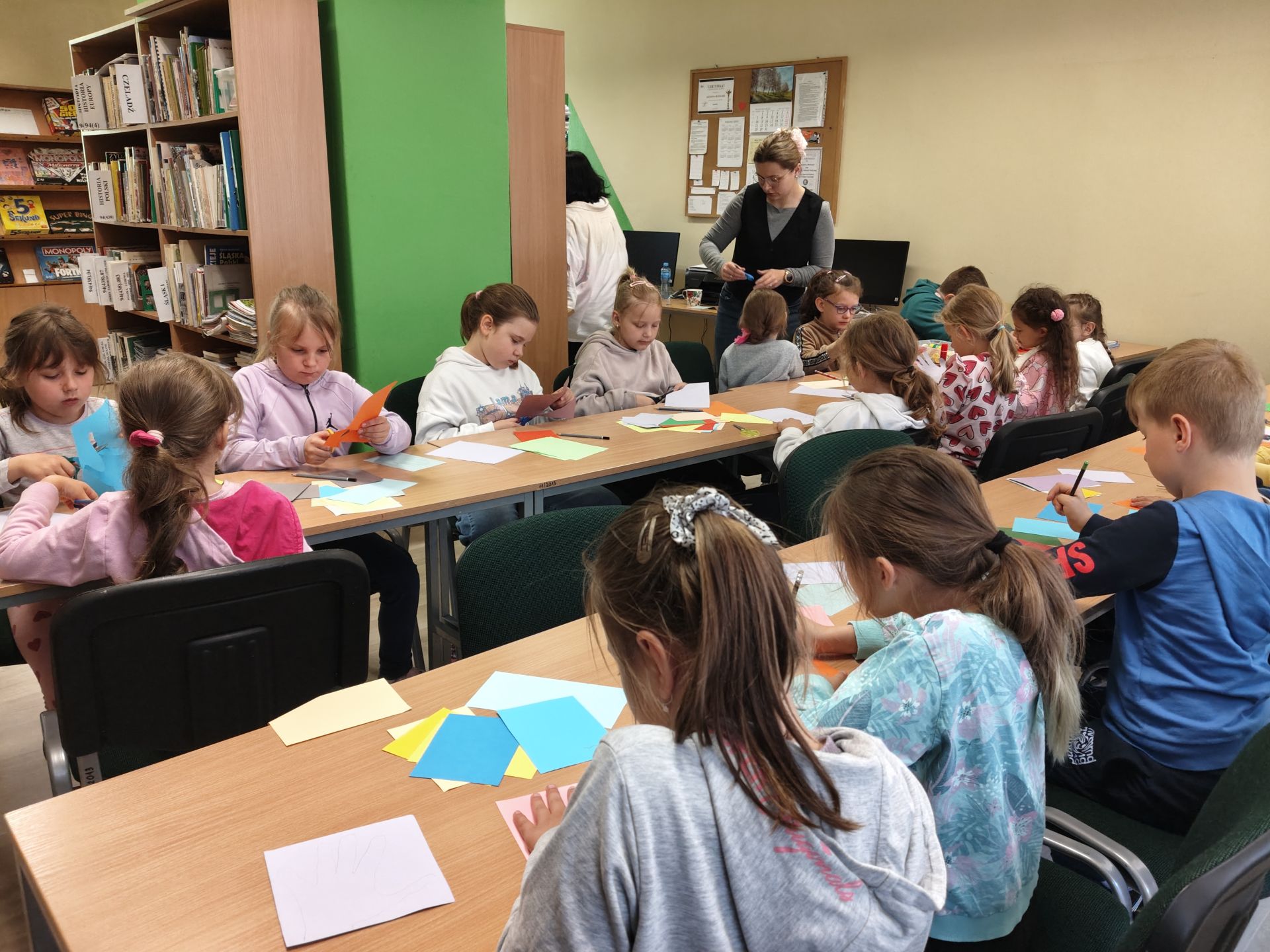 Ia w bibliotece