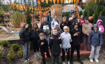 Klasa 4a i 5a podczas obozu sportowego w Brennej