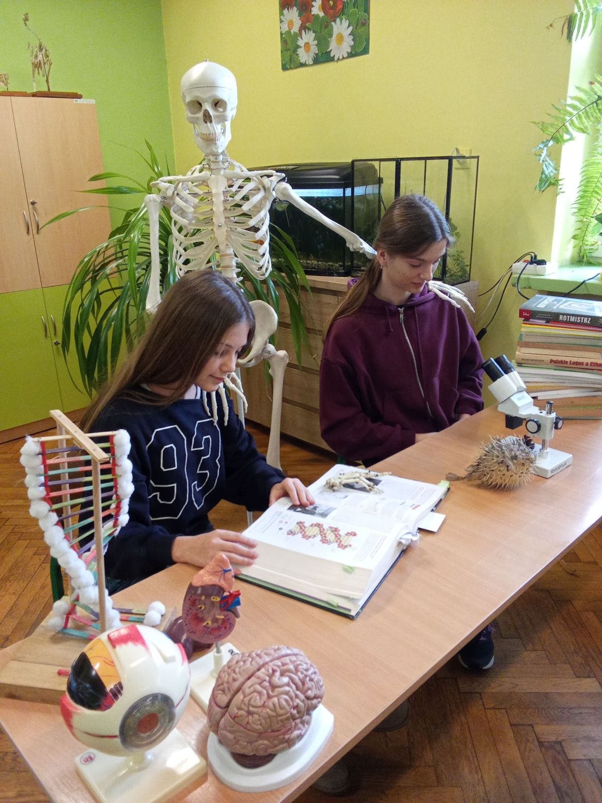 Ostatnia prosta, czyli ostanie dni przygotowań uczennic klasy 8a do III etapu Wojewódzkich Konkursów Przedmiotowych