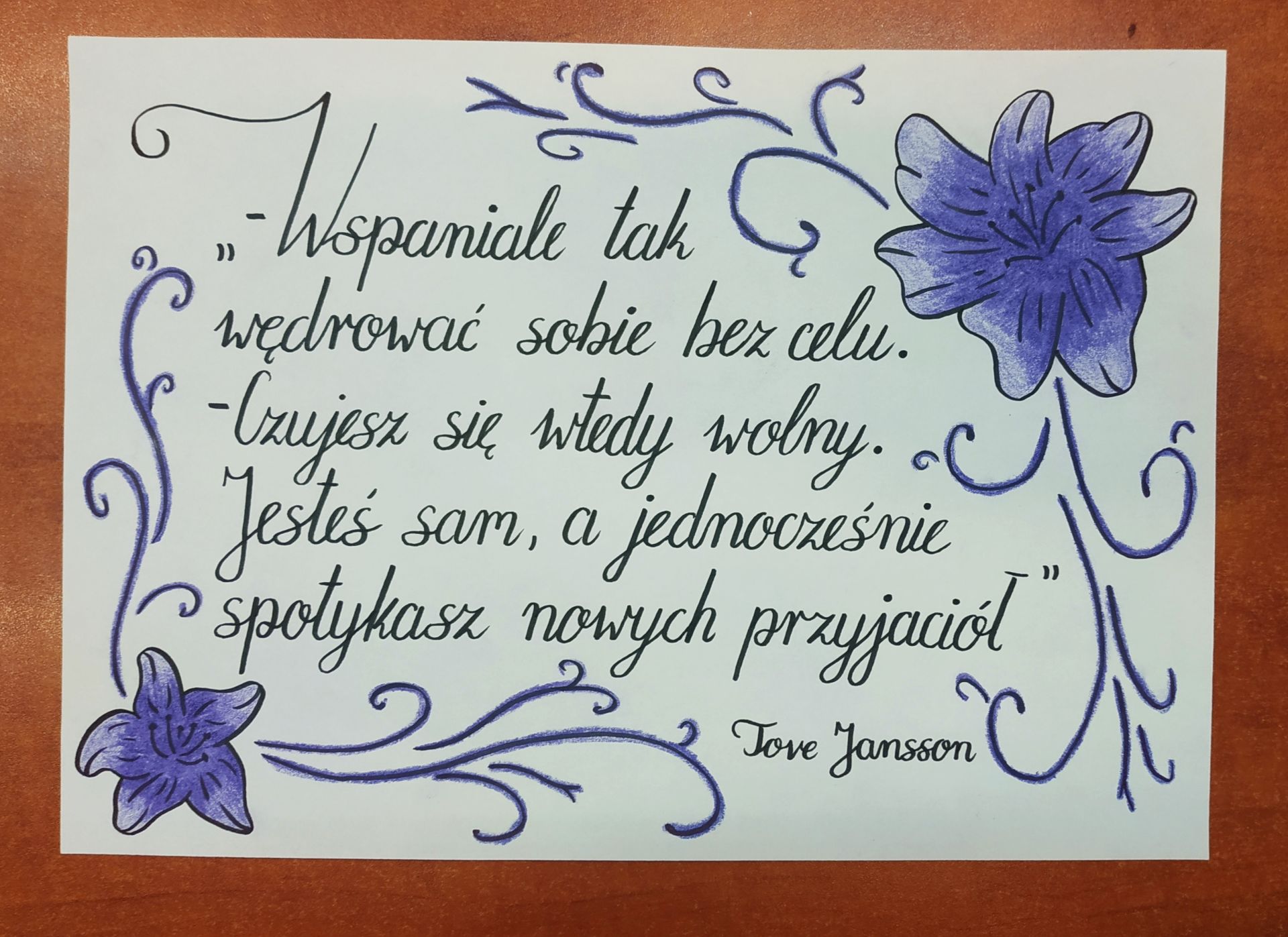 KALIGRAFIA   - sztuka starannego i estetycznego pisania.